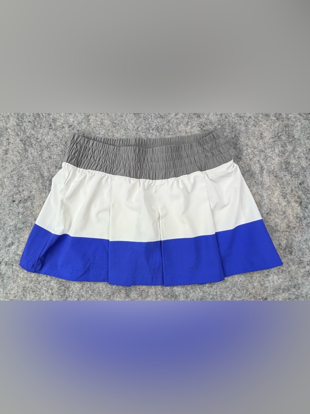 Adidas | Stella McCartney | Grey/Blue/ White | Te Perf Skort‎ | Size Medium
